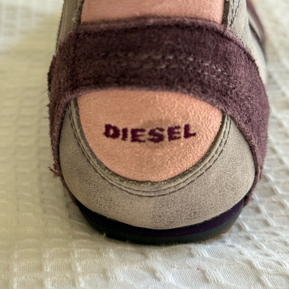 GirlsDiesel Pink and Gray Winter Boots Size 1 - Picture 9 of 9